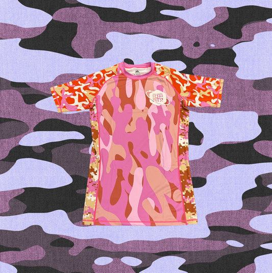 Summer Camo - PURPLE | S/S Side Panel Rashguard