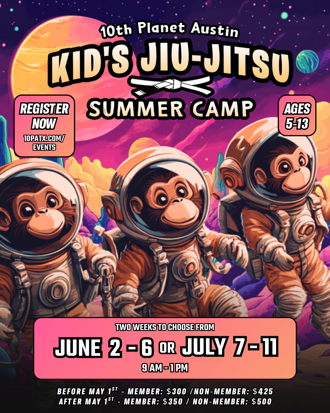 KIDS JIU JITSU SUMMER CAMP 2025