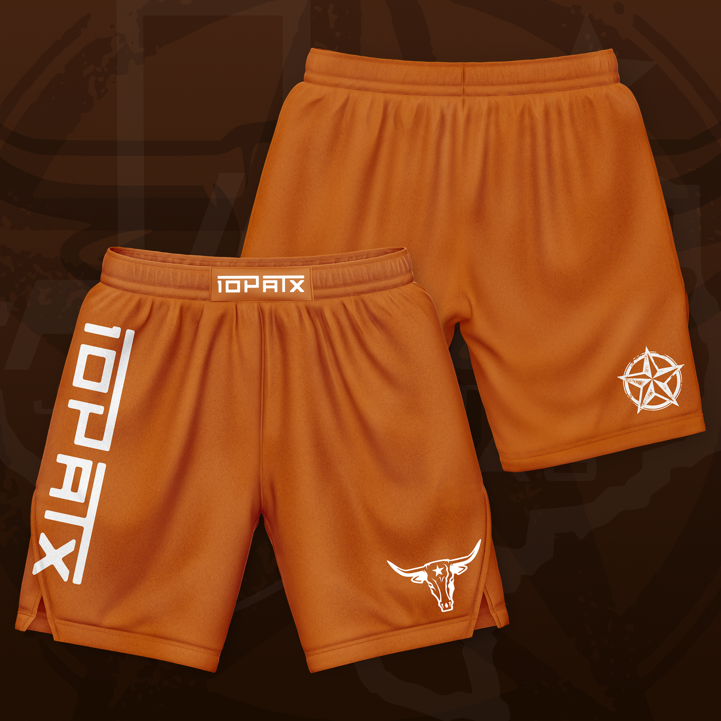 Longhorn VF 6" Shorts (Orange)