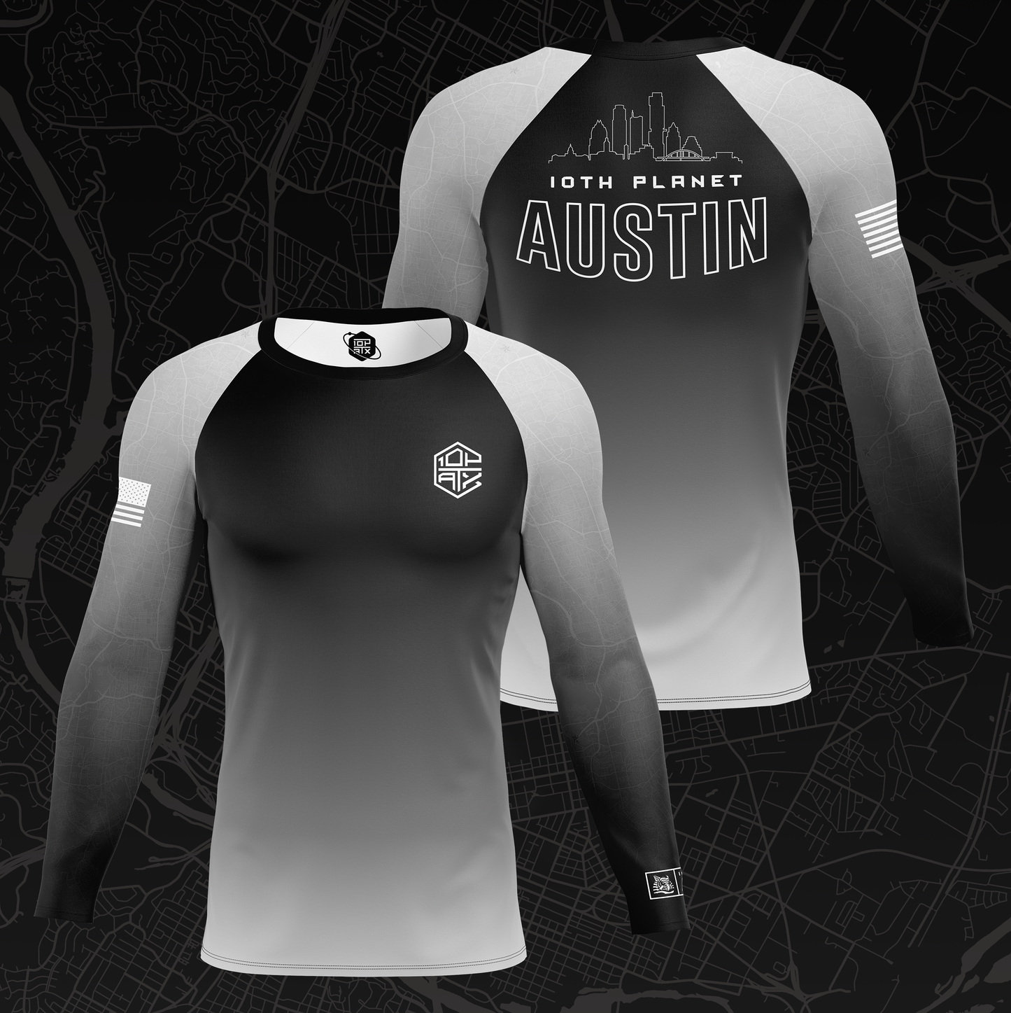 Trailblazer L/S Rashguard (White Ranked)