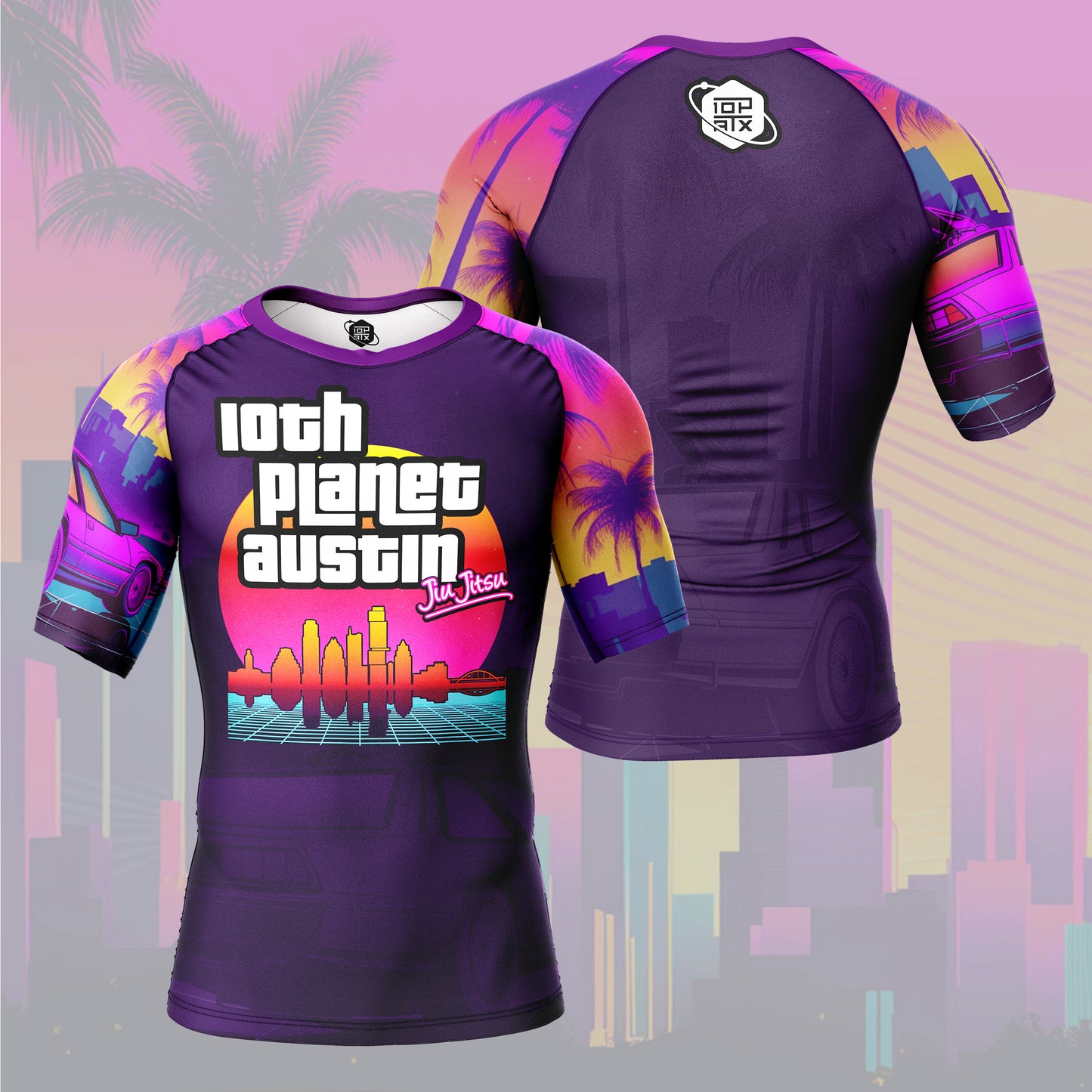 Retro Skyline S/S Rashguard