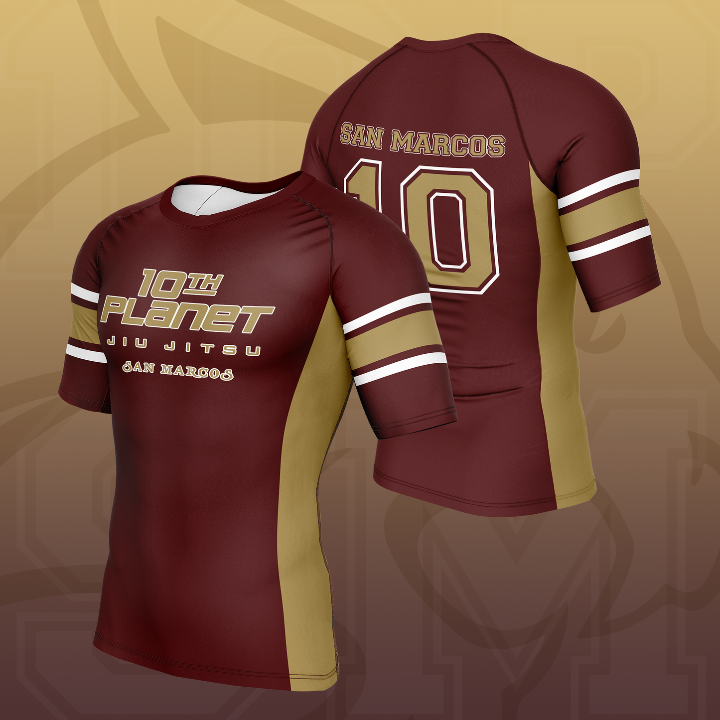 10p San Marcos - TX State of Mind - Short Sleeved Rashguard