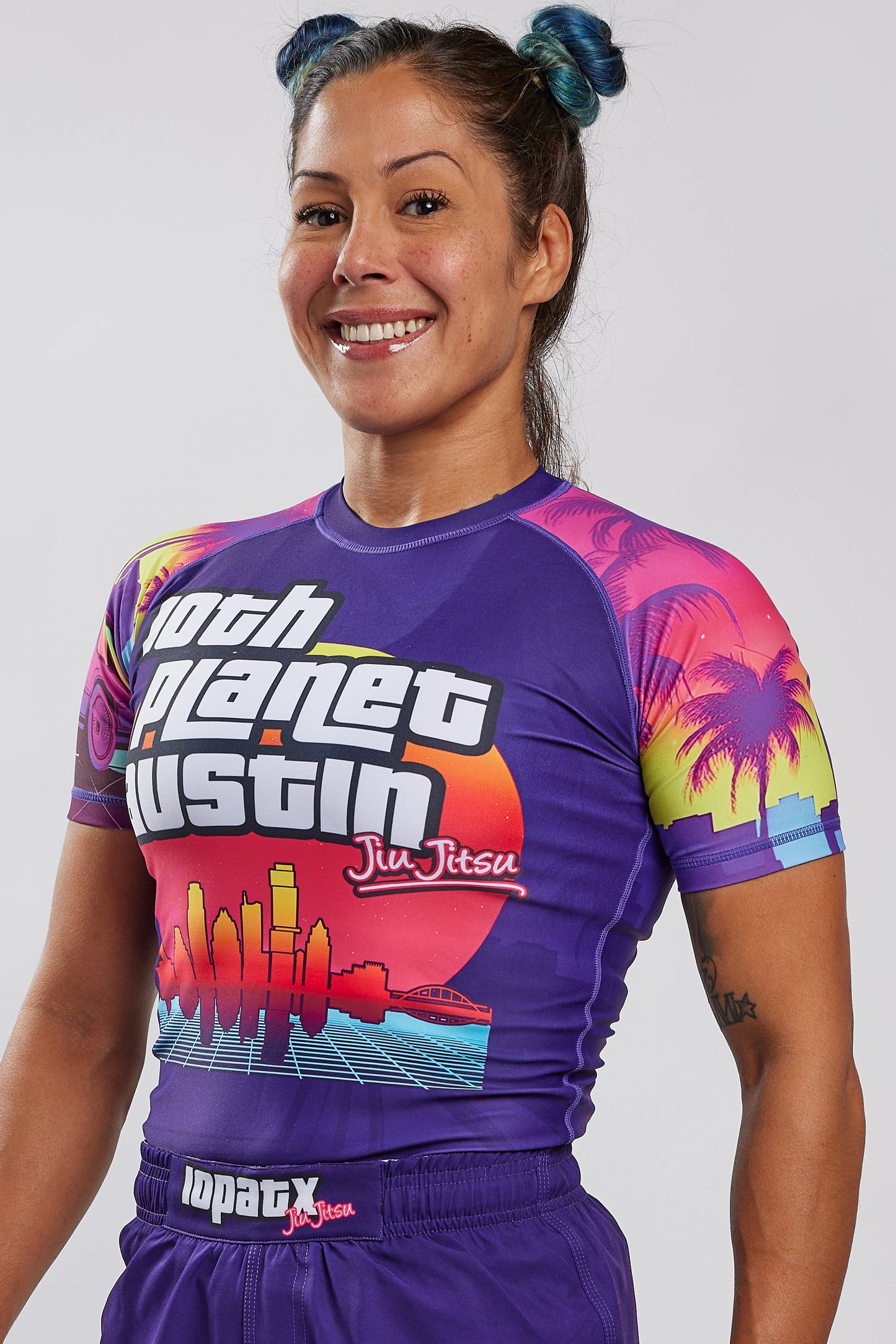 Retro Skyline S/S Rashguard