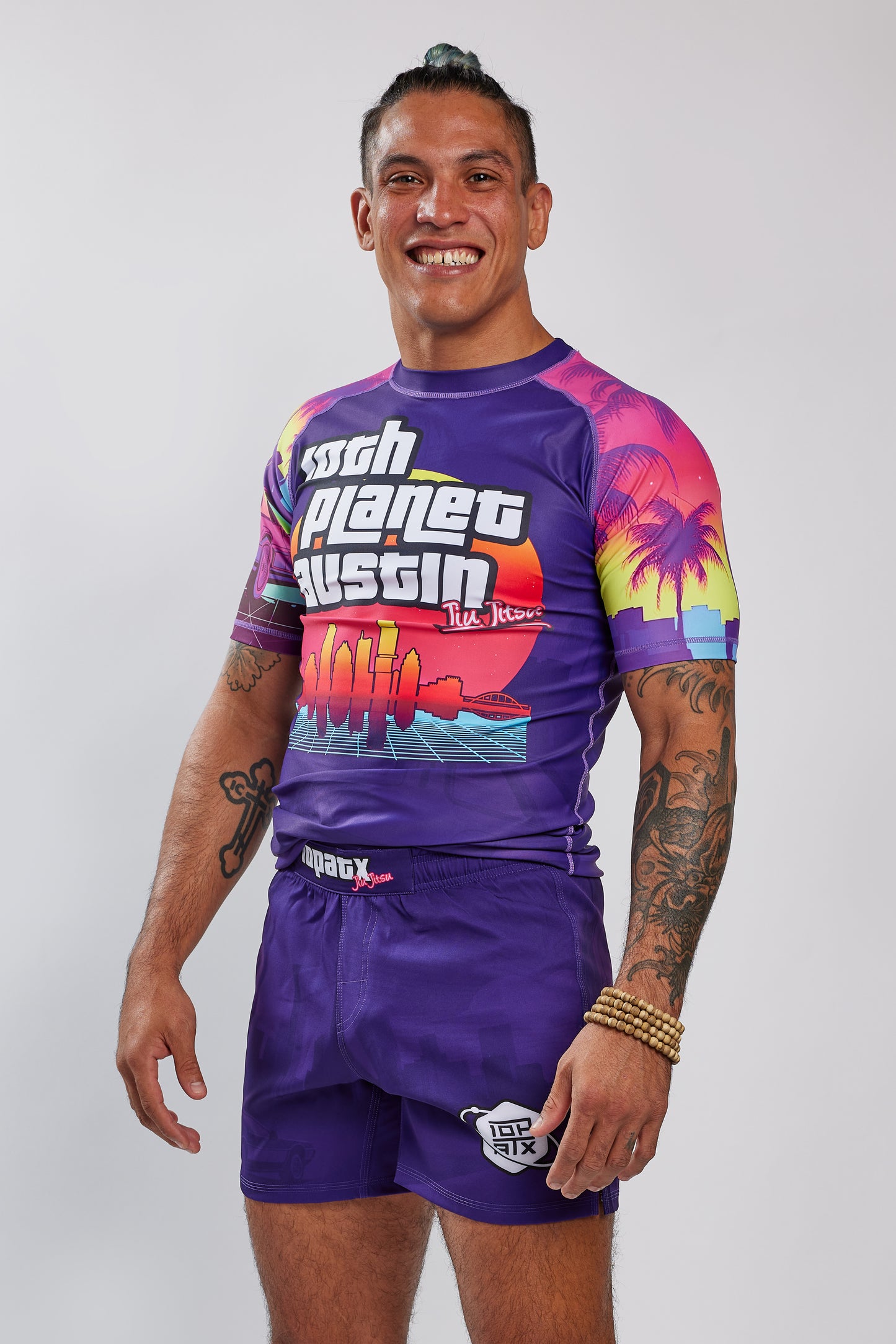 Retro Skyline S/S Rashguard