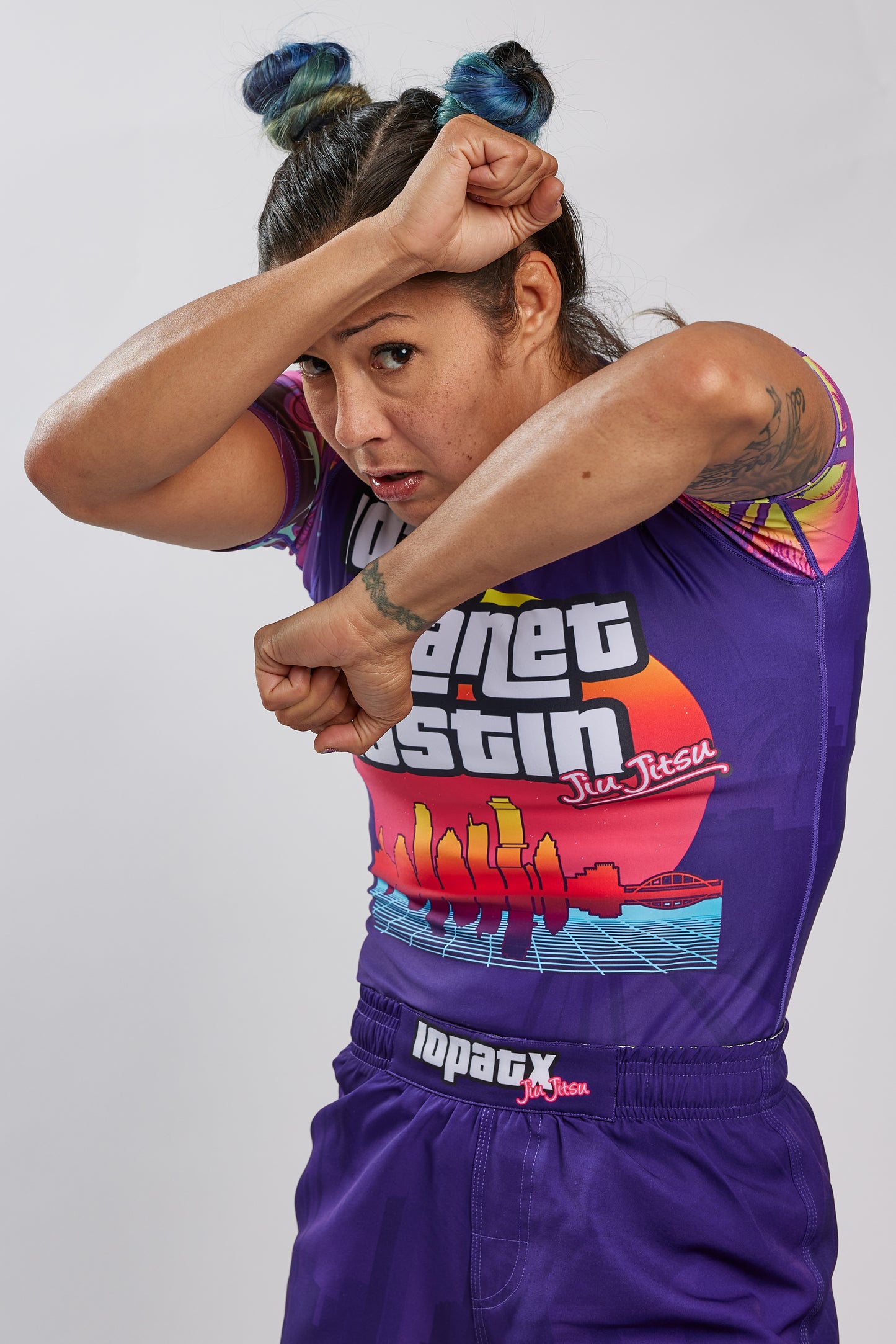 Retro Skyline S/S Rashguard