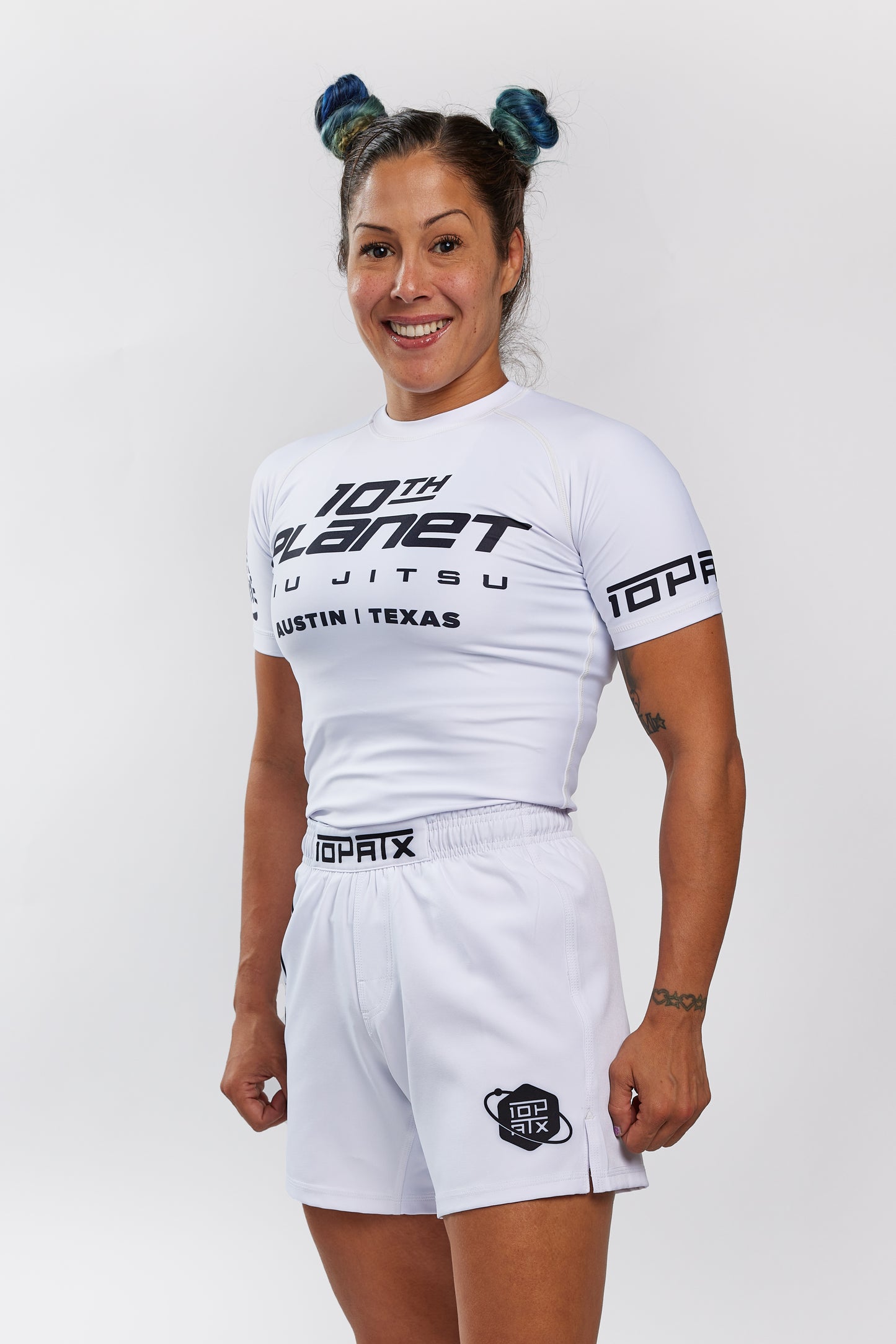 White Base Velcro-Free 6" Inseam Shorts