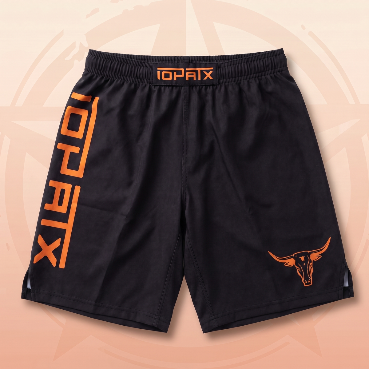 Longhorn VF 6" Shorts (Black/Orange)