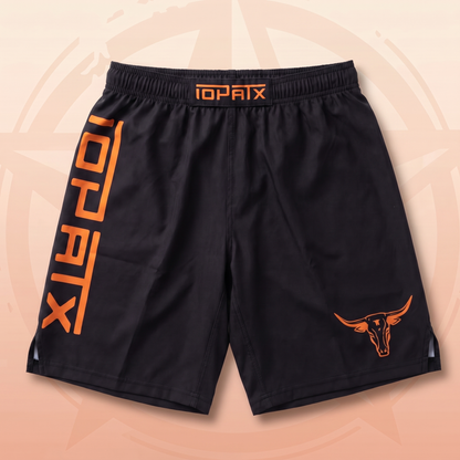 Longhorn VF 6" Shorts (Black/Orange)
