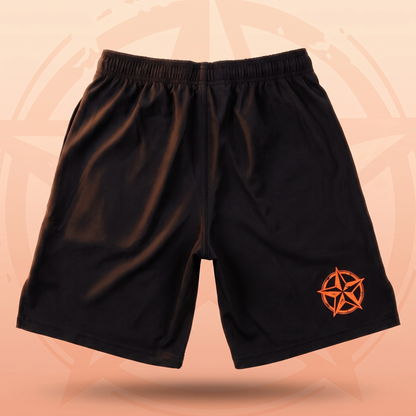 Longhorn VF 6" Shorts (Black/Orange)