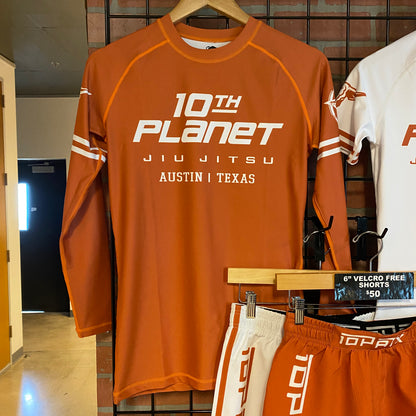 Longhorn L/S Rashguard (Orange)
