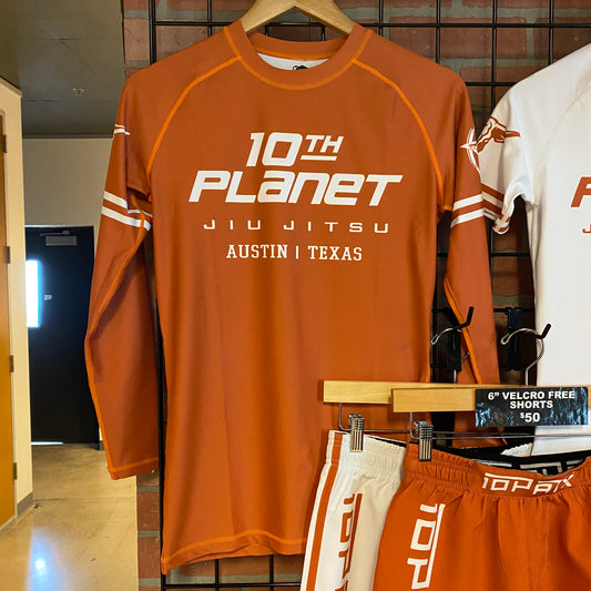 Longhorn L/S Rashguard (Orange)