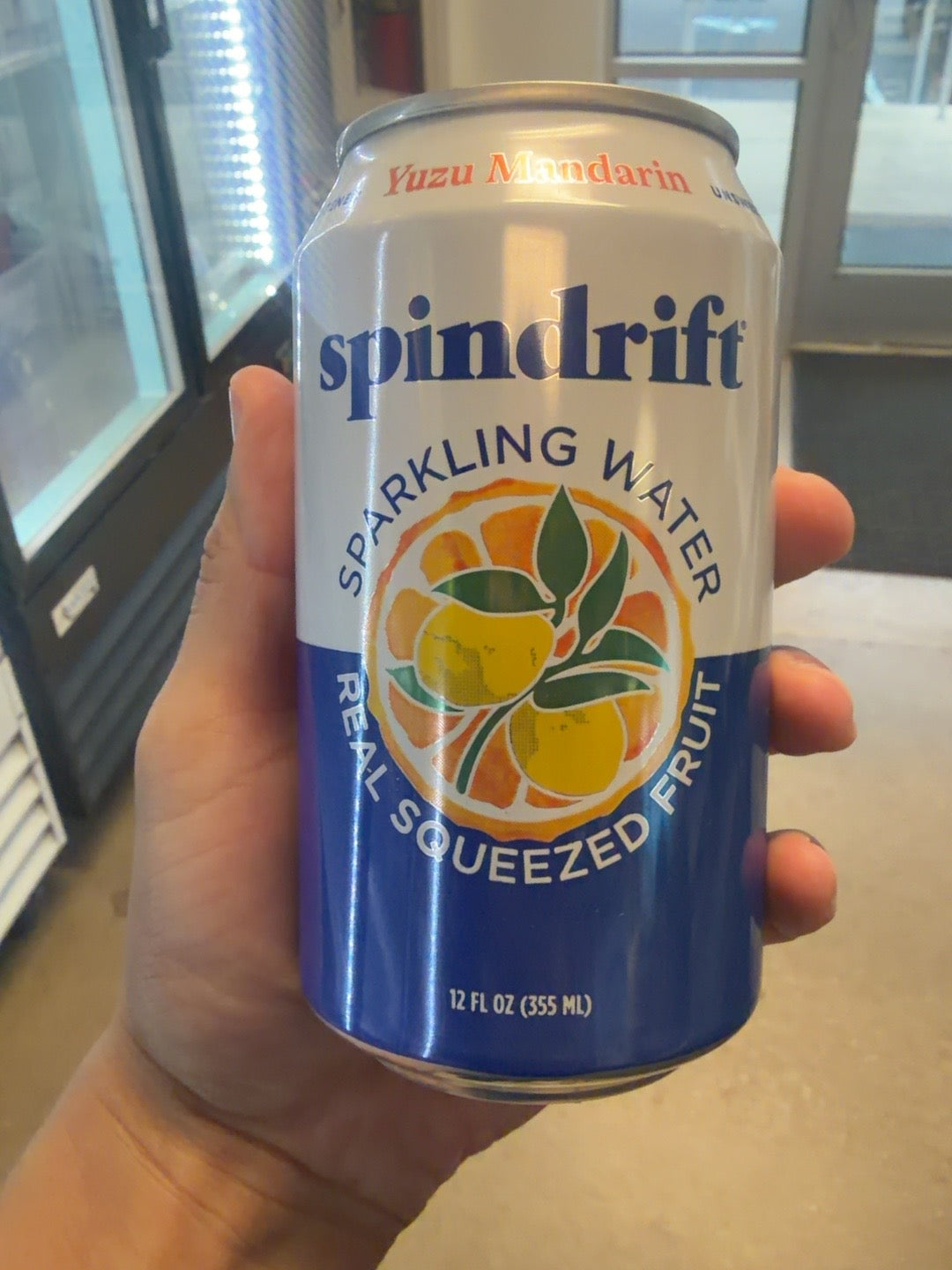 Spindrift Yuzu Mandarin Sparkling Water can