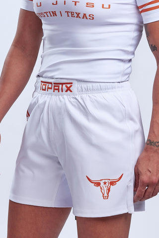 Longhorn VF 6" Shorts (White)