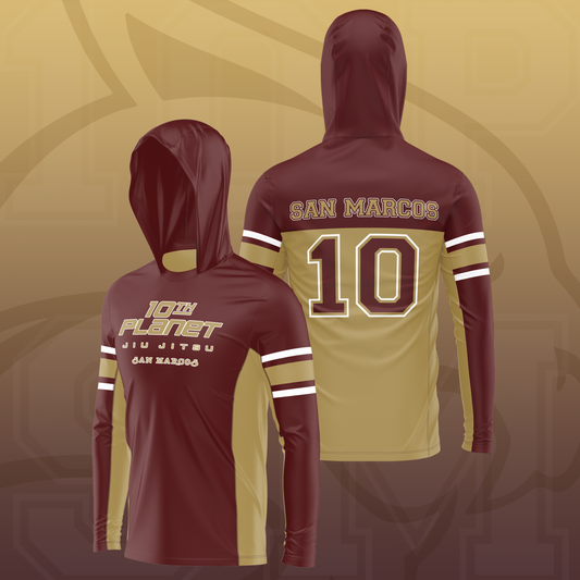 10P San Marcos- TX State of Mind - Lightweight Hoodie