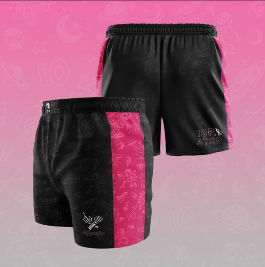 Dead Space (Pink) Velcro-Free Side Panel Shorts