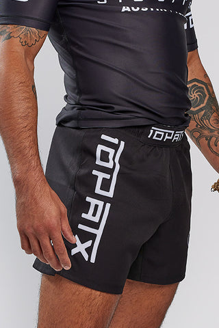 Black Base Velcro-Free 6" Inseam Shorts