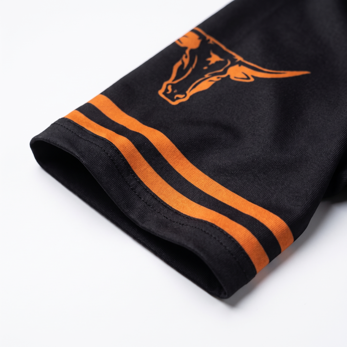 Longhorn S/S Rashguard (Black/Orange)
