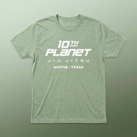 Light Green & White Base Tee