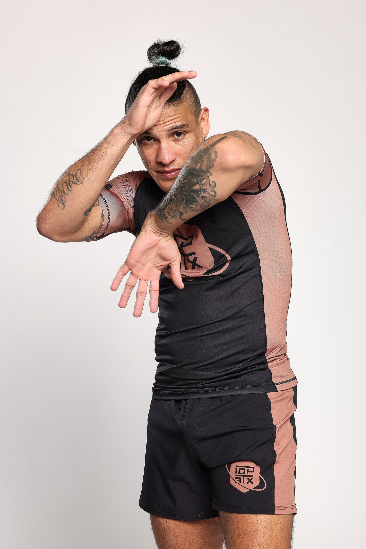 Orbit Ranked (Brown) Velcro-Free Side Panel Shorts