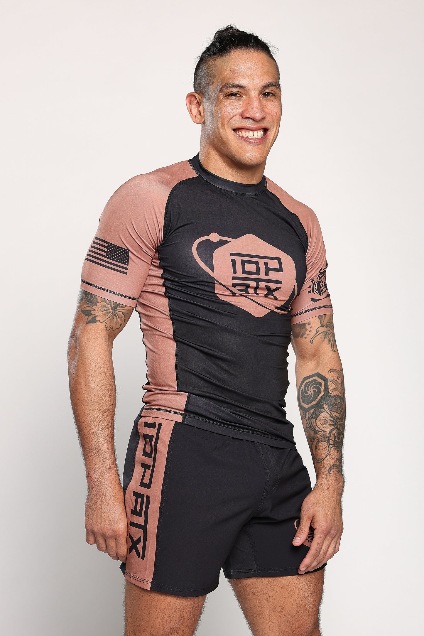 Orbit Ranked (Brown) Velcro-Free Side Panel Shorts