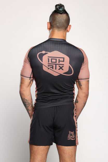 Orbit Ranked (Brown) Velcro-Free Side Panel Shorts