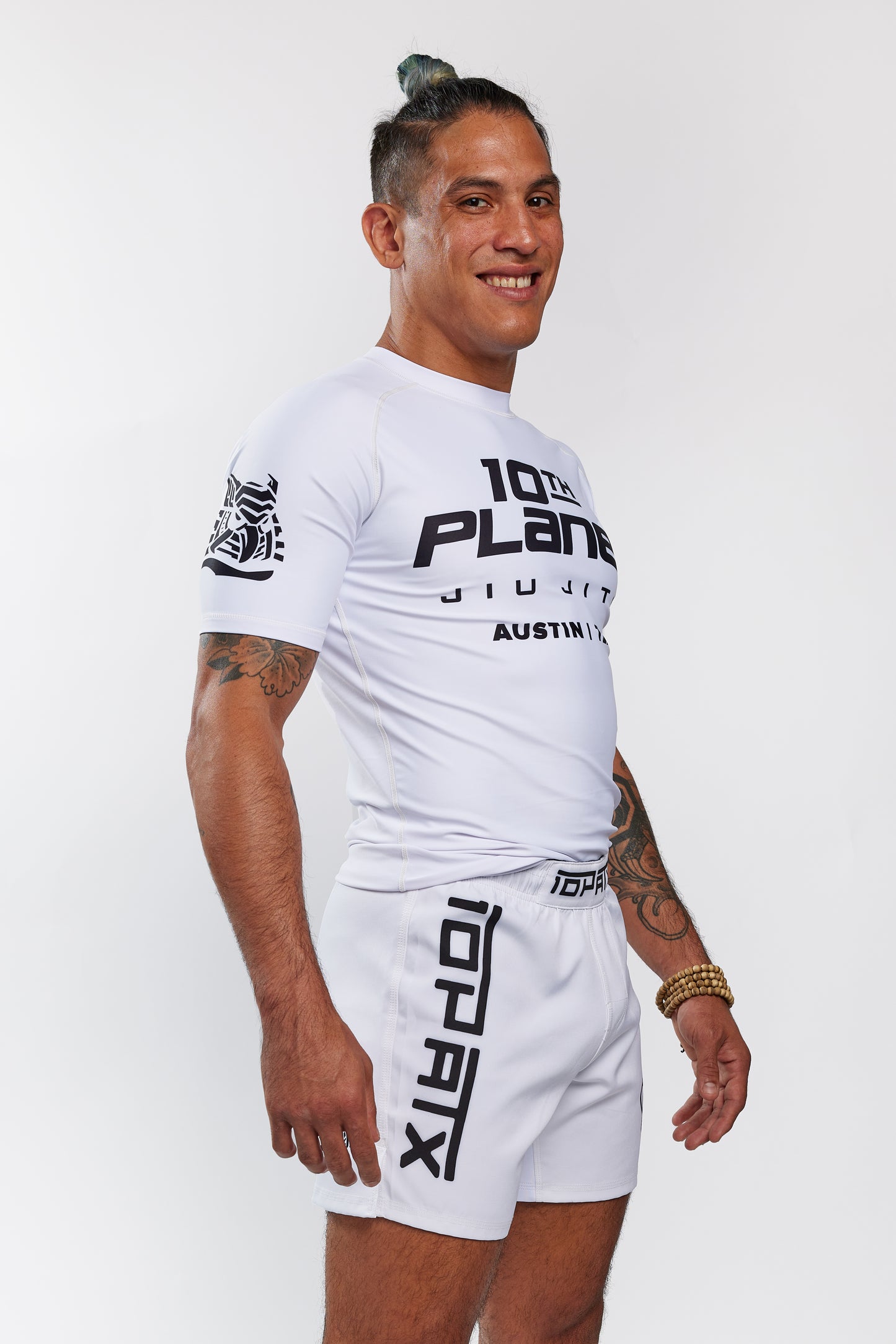 White Base S/S Rashguard