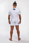 White Base Velcro-Free 6" Inseam Shorts