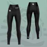 Women's High-Waisted Spats - Black